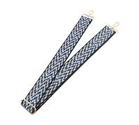 Correas de Cámara Universales, Correas Tejidas Más Gruesas, Correas de Cuello de Cámara de Poliéster con Cierre a Presión, Se Pueden Utilizar como Equipo de Fotografía Al Aire (Negro Azul Blanco)