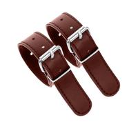 Correas de cuero para cesta de bicicleta: accesorio para manillar delantero, correa de carga ajustable, soporte para bicicleta de liberación rápida con cierre seguro | Equipo de conducción para ciclis