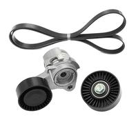 Correas de Distribución Compatible con BMW X3, X5, Z4, E87, E90, E91, E60, E61, E65, kit de tensor correa serpentina 11288624196, 11287535860, 11287527564 tensor correa