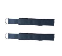 Correas de doble ciclo de pilates, 2 piezas/juego de correas de doble bucle, correas de fitness de doble ciclo duraderas, accesorios para ejercicios de reformador y yoga, negro