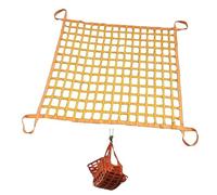 Correas de elevación de Seguridad, Red de elevación con Eslinga de Nailon Plana, para Aparejos y Movimientos de construcción(1.5 X 1.5M/Mesh 10cm/Load 2t)