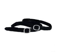Correas de espolón, 2 unids Inglés Ecuestre Equitación Correas 53x1.5cm con Hebilla de Metal, Equitación Espuelas Cinturón Jinete Equipo