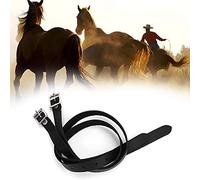 Correas De Estribo, 1 Par 50 cm De Alargadores Para Correas De Espuela, Cuero Con Hebilla De Acero Inoxidable Accesorios Para Herramientas De Caballo Para El Control De Equitación