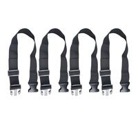 Correas De Extensión para Mochila De 4 Piezas, Correas para Bolsos, Correas De Repuesto para Mochila con Hebillas, Correas con Hebilla, Correas para Sujetar Artículos
