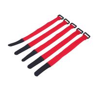 Correas de fijaci¨®n para linterna, cintas de nylon multifunci¨®n suaves para soporte de bomba de bicicleta, m¨®vil, botella y m¨¢s (rojo)