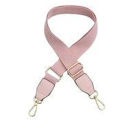 Correas de Hombro Anchas de algodón de Color sólido, Correas de Cuero sintético Ajustables for Bolso de Mensajero, Accesorios(Pink)