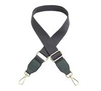 Correas de Hombro Anchas de algodón de Color sólido, Correas de Cuero sintético Ajustables for Bolso de Mensajero, Accesorios(Grey)