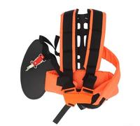 Correas de hombro para cortacésped, Fibra de poliéster Resistente al desgaste Ajustable Transpirable Correa de hombro doble para cortador de cepillo Cortacésped (amarillo)