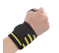 correas de levantamiento 1 mancuerna de entrenamiento for muñecas y levantamiento pesas con correas gruesas, equipo protección for deportes al aire libre fitness(Yellow (1Pcs))
