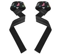 Correas de levantamiento de pesas para perros salchicha, correas acolchadas de neopreno negro, 26.9 pulgadas de largo, 1.5 pulgadas de ancho