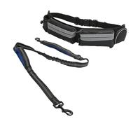 Correas de liberación manual para perros con cómodas correas de cintura, reflectantes, para actividades al aire libre, senderismo, camping, equipo de cintura para mascotas