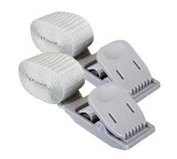 Correas de montaje para c mara Moultrie (paquete de 2) para c maras de 2,44 m (8 pies) de largo, color gris claro