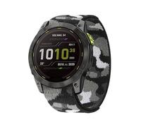 Correas de nailon con gancho y bucle compatibles con Garmin Fenix 6 6X Pro 5 5X Plus 7 7X S62 S60 / Instinct 2X Solar Band pulseras de 26 mm y 22 mm (Color : A, Size : 22mm Fenix 6 6Pro)