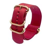 Correas de nylon trenzadas para hombre/mujer, Correa de nailon for reloj Seiko, pulsera de lona duradera de 18mm, 20mm, 22mm y 24mm, pulsera de repuesto Universal for hombre y mujer(Rosso,20mm)