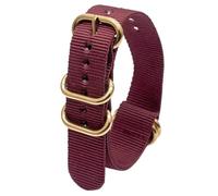 Correas de nylon trenzadas para hombre/mujer, Correa de nailon for reloj Seiko, pulsera de lona duradera de 18mm, 20mm, 22mm y 24mm, pulsera de repuesto Universal for hombre y mujer(Wine Red,20mm)