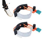 Correas de pantalón para Ciclismo, Banda de Seguridad elástica con Cierre Reflectante, para equitación, Tobillera, para Correr, Caminar, Trotar, Escalar, Deportes al Aire Libre