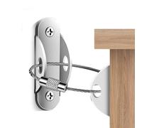 Correas de pared de seguridad para niños, correas de seguridad resistentes para TV, soporte de seguridad para muebles, conector de pared, protege a las mascotas de caídas de muebles para la seguridad