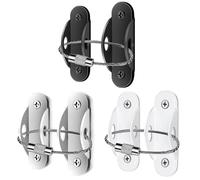 Correas de pared para muebles de seguridad para niños: cuerda de alambre antivuelco de 20 cm, anclajes de hierro y acero inoxidable, seguridad duradera para gabinetes | Dispositivo antivuelco para la