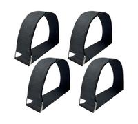 Correas de pedales de máquina elíptica: correa de pie de máquina ajustable | Correas de entrenador anti-Slip | Ejecutivo de pedal de poliéster de cuerpo completo para acondicionamiento físico