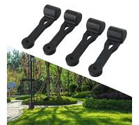 Correas de pestillo para capó de cortacésped Craftsman compatibles con modelos de canaleta Bagger 109808x 532109808 Shn20-0145 mantiene los conductos superiores inferiores juntos de forma segura