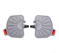 Correas de pie de plástico para bicicletas estáticas con diseño ajustable para adaptarse a pedales estándar de rosca de 1/2 pulgada y 9/16 pulgadas (1/2 pulgada)