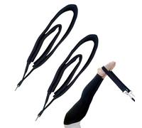 Correas De Pilates - Correa Dè Estiramiento | Còrrea D́e Yoga, 200 G (1 Par) Mango Dë Hebilla Ďe Muñeca Dė Tobillo Y Pantorrilla D́e Doble | Ejercicio Ajustable Con Coŗrea Para Estiramientos, F