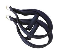 Correas de pilates de doble hebilla: para yoga y fitness. Conjunto de dos, compatible con las correas de tobillo, muñeca y pantorrilla | Para ejercicios en casa, reformar, con año