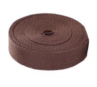 Correas de polipropileno, correa correas algodón y poliéster, 5 yardas, varios tamaños, multicolor for bolsa, equipaje, carga(Dark Brown,38 mm)