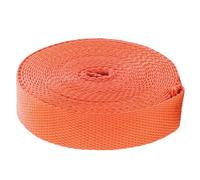 Correas de polipropileno, correa correas algodón y poliéster, 5 yardas, varios tamaños, multicolor for bolsa, equipaje, carga(Orange,50 mm)