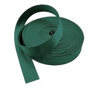 Correas de polipropileno, correa nailon en espiga 25mm/38mm x 5-20 yardas, multicolor for bolsos, mochilas, bricolaje(Green,25mm x 20 yard)