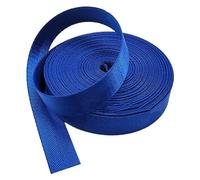 Correas de polipropileno, correa nailon en espiga 25mm/38mm x 5-20 yardas, multicolor for bolsos, mochilas, bricolaje(Blue,38mm x 20 yard)