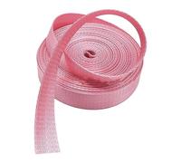 Correas de polipropileno, correa nailon en espiga 25mm/38mm x 5-20 yardas, multicolor for bolsos, mochilas, bricolaje(Pink,38mm x 20 yard)