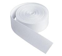 Correas de polipropileno, correa nailon Multicolor 25mm/38mm ancho 5 a 20 yardas for equipaje, carga, escalada al aire libre, for mascotas(White,25mm/5yard)
