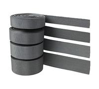 Correas de polipropileno, correa nailon negro/gris 20-38 mm 5-20 yardas for bolsas equipaje carga escalada al aire libre(Gray,38mm/5 yard)