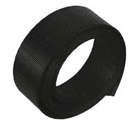 Correas de polipropileno, correas nailon, correa for bolsa en espiga 38 mm, reparación manualidades multicolor 5 a 20 yardas(Black,5 yard)