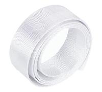 Correas de polipropileno, correas nailon, correa for bolsa en espiga 38 mm, reparación manualidades multicolor 5 a 20 yardas(White,20 yard)