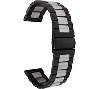 Correas de reloj 18 mm 20 mm 22 mm La banda de reloj de acero inoxidable adecuado para compatible con Samsung Galaxy Active 2 42 mm 46 mm Gear S3 S3 Strap Bracelet Fit para Huawei GT 2 2e (Color de