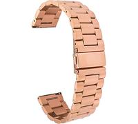 Correas de reloj 18 mm 20 mm 22 mm La banda de reloj de acero inoxidable adecuado para compatible con Samsung Galaxy Active 2 42 mm 46 mm Gear S3 S3 Strap Bracelet Fit para Huawei GT 2 2e (Color de