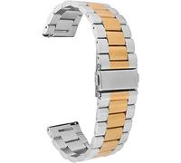 Correas de reloj 18 mm 20 mm 22 mm La banda de reloj de acero inoxidable adecuado para compatible con Samsung Galaxy Active 2 42 mm 46 mm Gear S3 S3 Strap Bracelet Fit para Huawei GT 2 2e (Color de