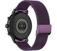 Correas de reloj 18 mm 20 mm 22 mm Milanese Milanese Fit para compatible con Samsung Galaxy 42 mm 46 mm Band de 46 mm reloj 3 41 mm/45 mm Active2 Metal Strap Fit para Garmin Huawei GT 2 (Color de