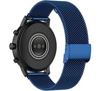 Correas de reloj 18 mm 20 mm 22 mm Milanese Milanese Fit para compatible con Samsung Galaxy 42 mm 46 mm Band de 46 mm reloj 3 41 mm/45 mm Active2 Metal Strap Fit para Garmin Huawei GT 2 (Color de