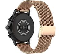 Correas de reloj 18 mm 20 mm 22 mm Milanese Milanese Fit para compatible con Samsung Galaxy 42 mm 46 mm Band de 46 mm reloj 3 41 mm/45 mm Active2 Metal Strap Fit para Garmin Huawei GT 2 (Color de