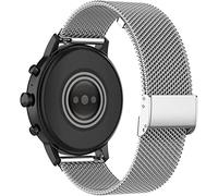 Correas de reloj 18 mm 20 mm 22 mm Milanese Milanese Fit para compatible con Samsung Galaxy 42 mm 46 mm Band de 46 mm reloj 3 41 mm/45 mm Active2 Metal Strap Fit para Garmin Huawei GT 2 (Color de
