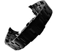 Correas de reloj Banda de extremo curvado de 20 mm Cortas de 22 mm para Seiko SKX007 SKX009 SKX011 Pulsera de acero inoxidable completo de reemplazo (Color de banda: Escriba un ancho de banda de