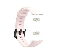 Correas De Reloj Bandas de repuesto adecuadas para Honor Band 6 para mujeres y hombres, pulseras deportivas de silicona para Fitness Pulseras De Goma Pulseras De Baloncesto (Pink, One Size)