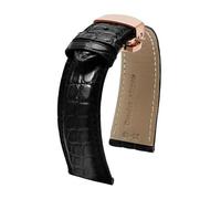 Correas de reloj, Correa de reloj de piel con diseño de cocodrilo