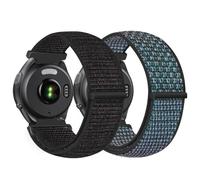 Correas de reloj de 20 mm compatibles con Garmin Forerunner 55/70/158/165/170/245/570/645/Garmin Vivoactive 6/Vivoactive 5/3 para hombres y mujeres, correa deportiva de nailon para Amazfit Active 3