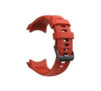 Correas de reloj de 26 mm compatibles con Garmin Instinct 2X Solar - Correa de silicona de edición táctica Accesorios de repuesto for correa de reloj(Flame Red)