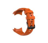 Correas de reloj de 26 mm compatibles con Garmin Instinct 2X Solar - Correa de silicona de edición táctica Accesorios de repuesto for correa de reloj(Orange)