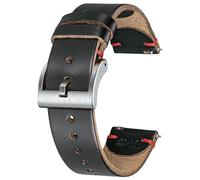 Correas de reloj de cuero, correa de reloj de cuero de Horween para hombres y mujeres, 18mm,20mm,22mm, correa de reloj de liberación rápida hecha a mano de reemplazo suave de la vendimia